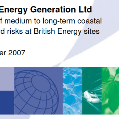 Response to the NPS for Energy Infrastructure in relation to Sizewell C nuclear power station  (January 2011)